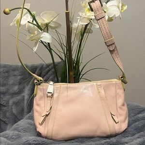 Cole Haan Light Peach Crossbody /Shoulder Bag EUC Retail $145
